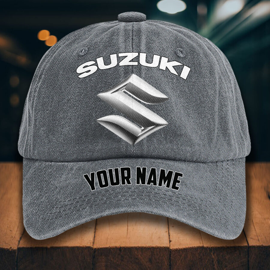 Suzuki Gewaschene Denim-Kappe – Bild 4