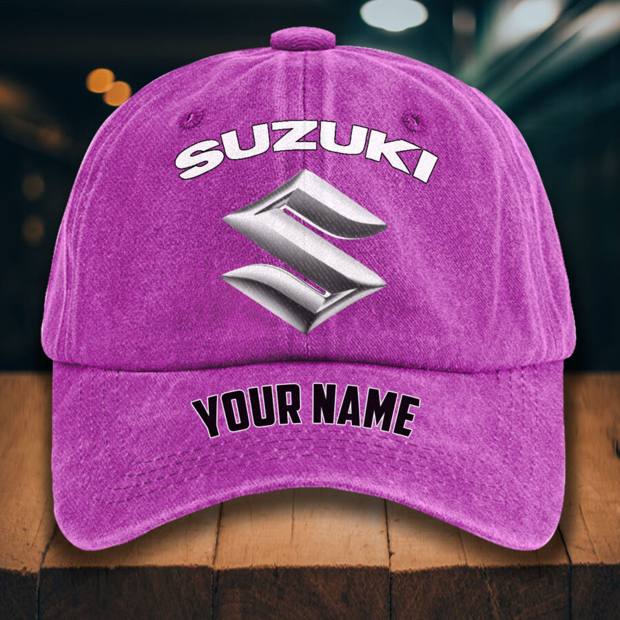 Suzuki Gewaschene Denim-Kappe – Bild 6