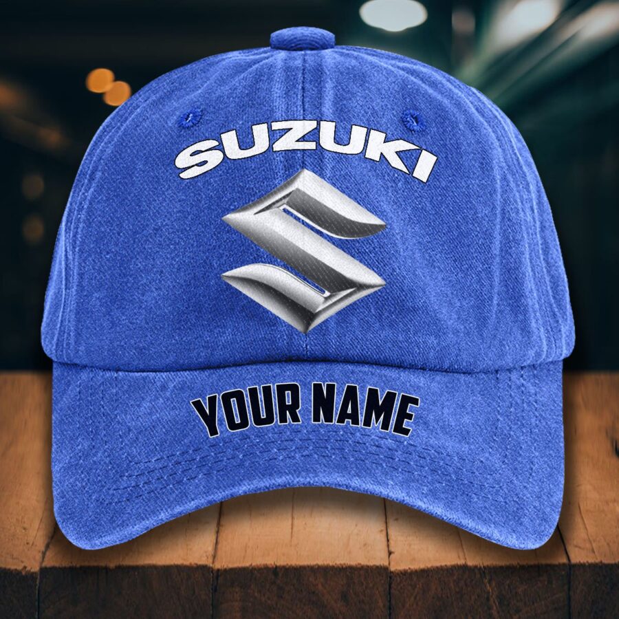 Suzuki Gewaschene Denim-Kappe – Bild 13