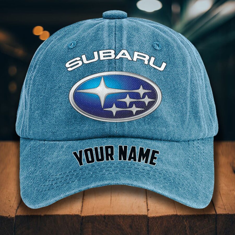 Subaru Gewaschene Denim-Kappe – Bild 2