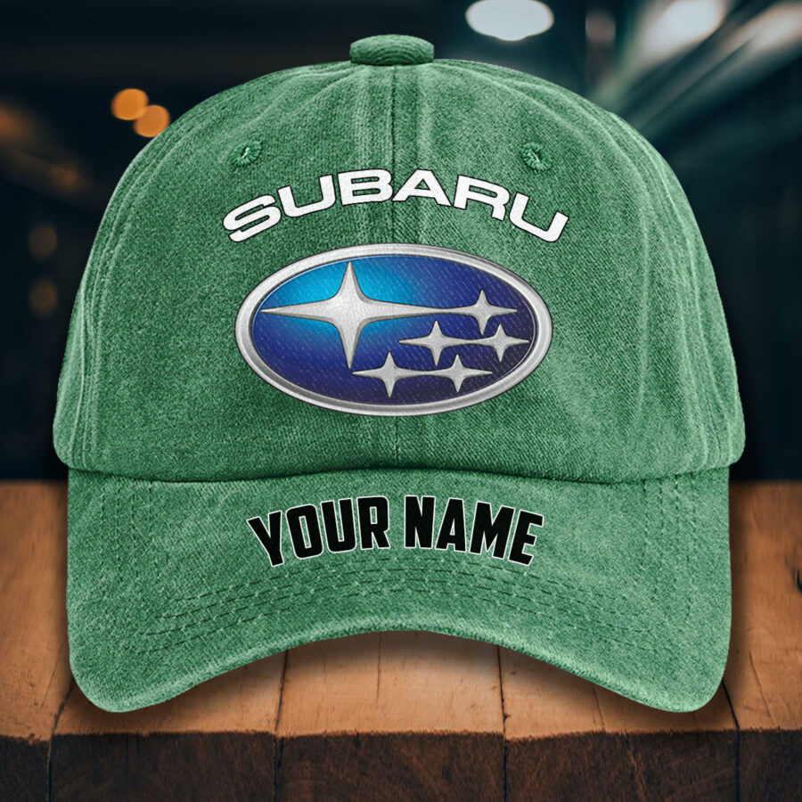 Subaru Gewaschene Denim-Kappe – Bild 3