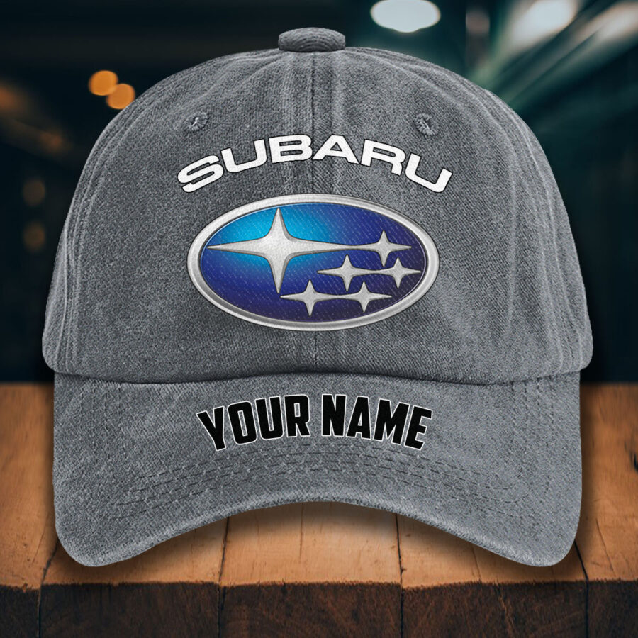 Subaru Gewaschene Denim-Kappe – Bild 4