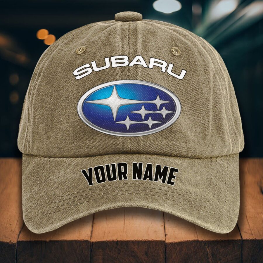 Subaru Gewaschene Denim-Kappe – Bild 5