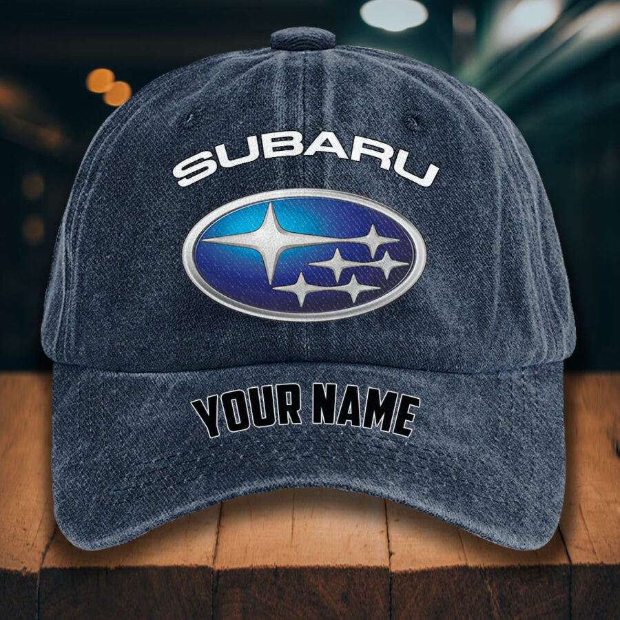 Subaru Gewaschene Denim-Kappe – Bild 7