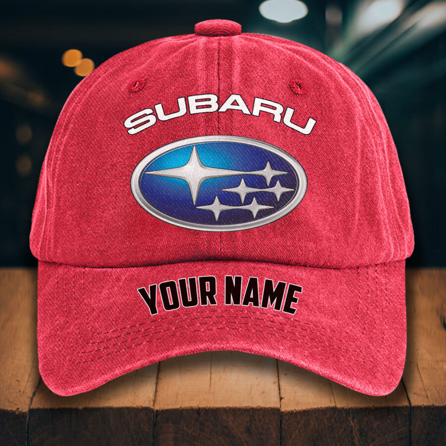 Subaru Gewaschene Denim-Kappe – Bild 12