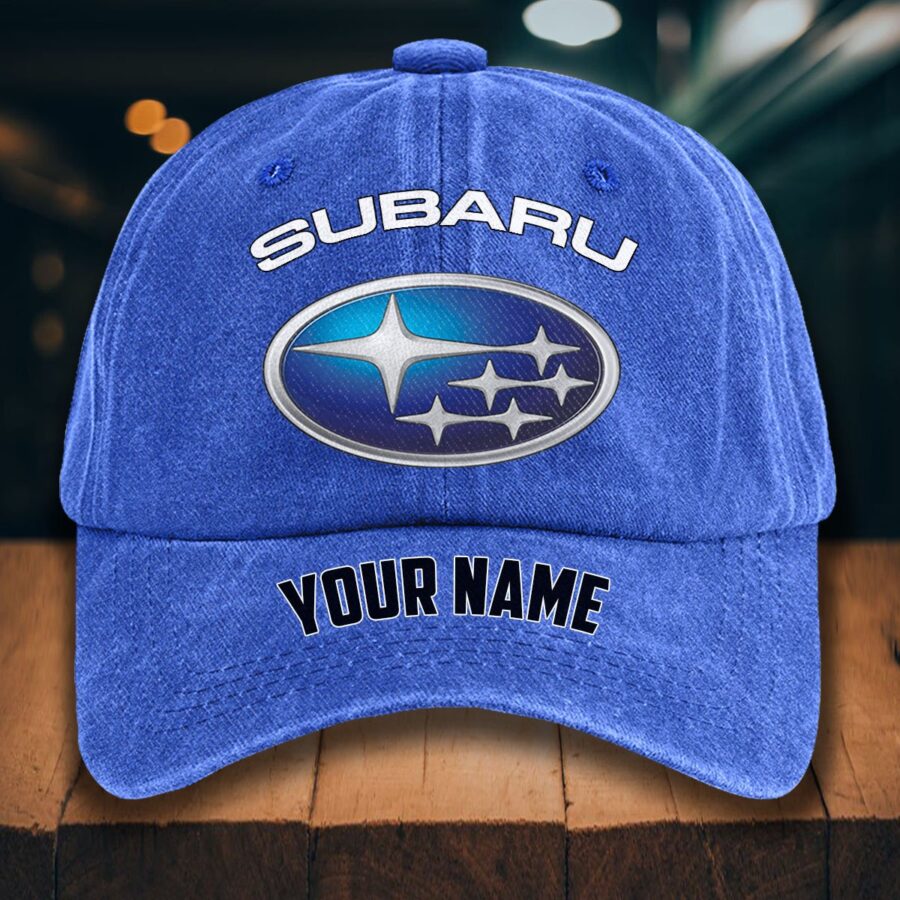 Subaru Gewaschene Denim-Kappe – Bild 13