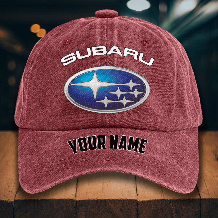 Subaru Gewaschene Denim-Kappe – Bild 14