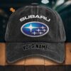 Subaru Gewaschene Denim-Kappe