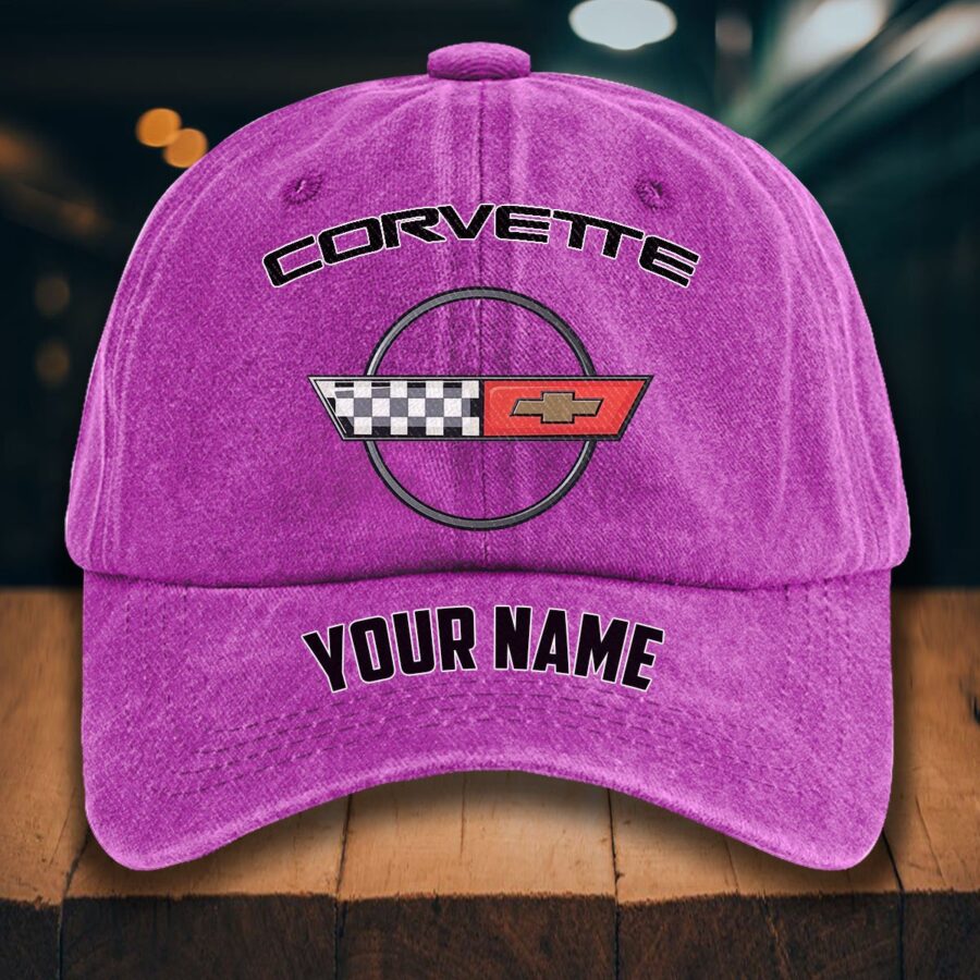 Corvette C4 Gewaschene Denim-Kappe – Bild 6