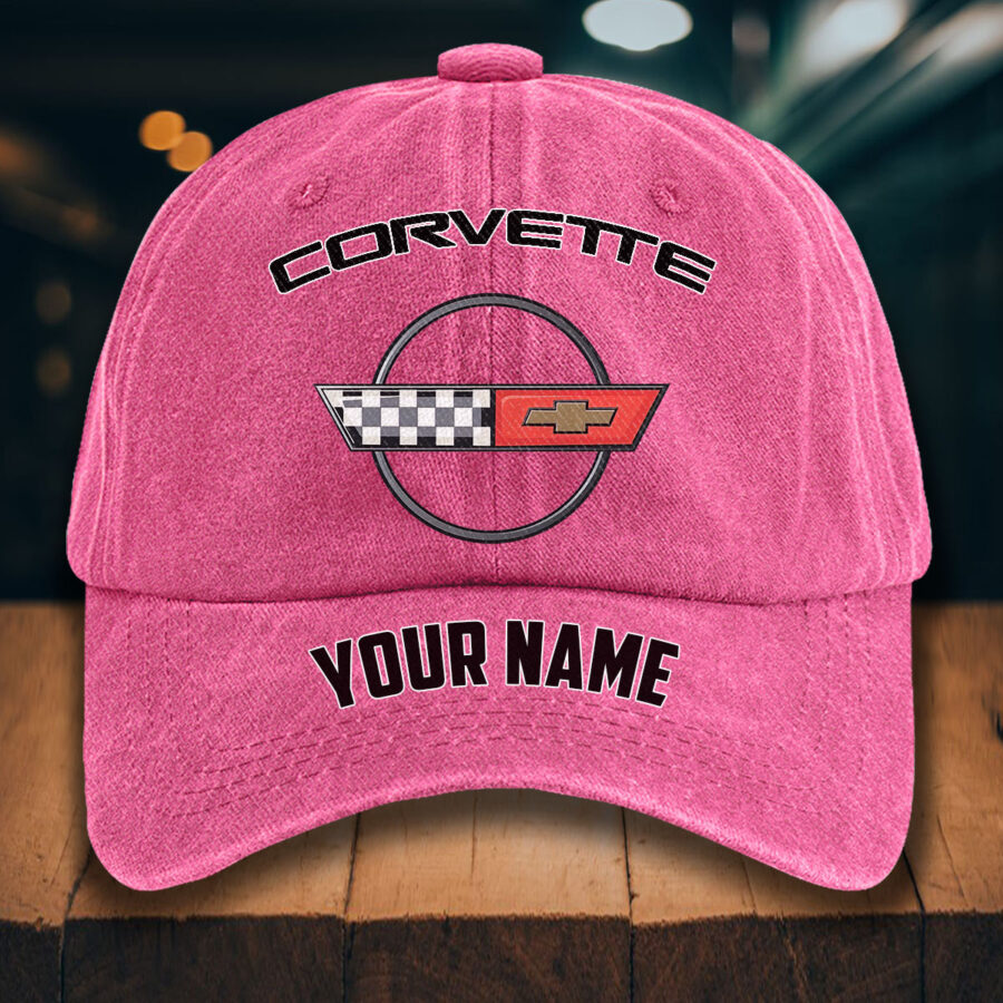 Corvette C4 Gewaschene Denim-Kappe – Bild 10