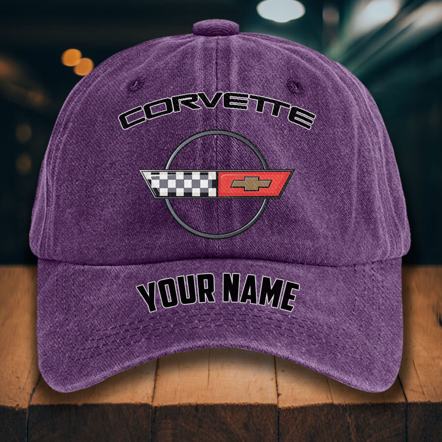 Corvette C4 Gewaschene Denim-Kappe – Bild 11