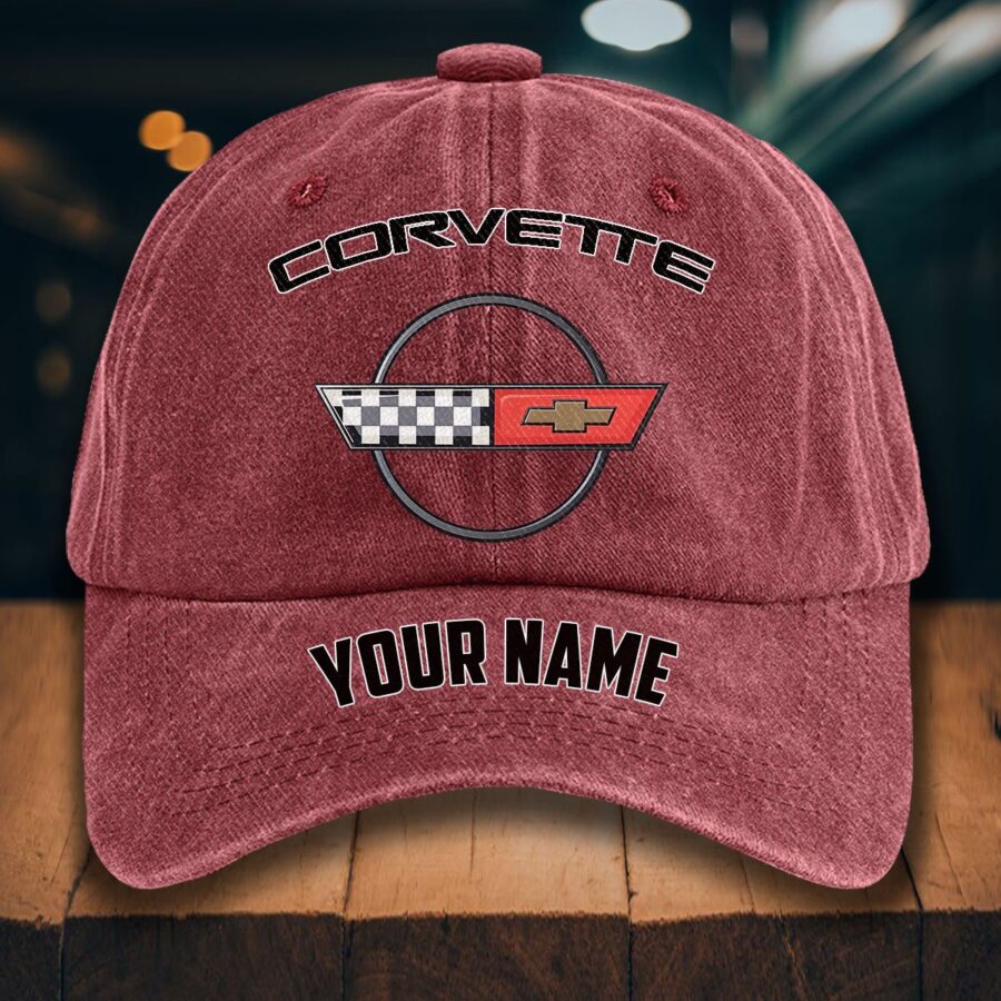 Corvette C4 Gewaschene Denim-Kappe – Bild 14