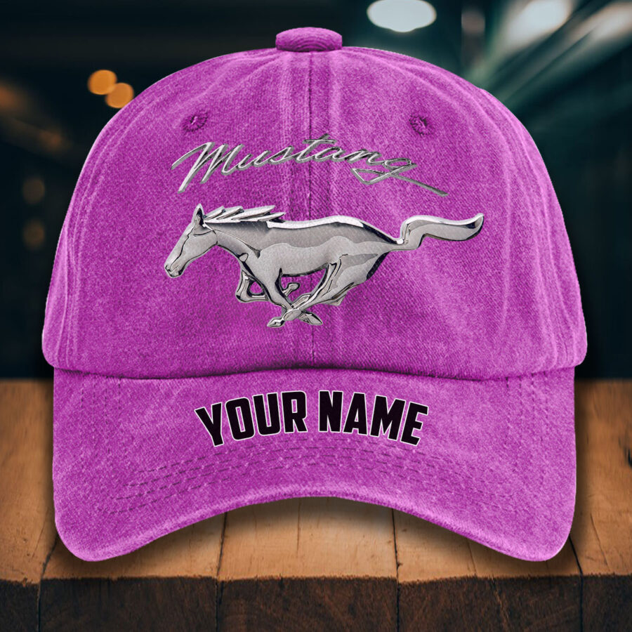 Ford Mustang Gewaschene Denim-Kappe – Bild 6