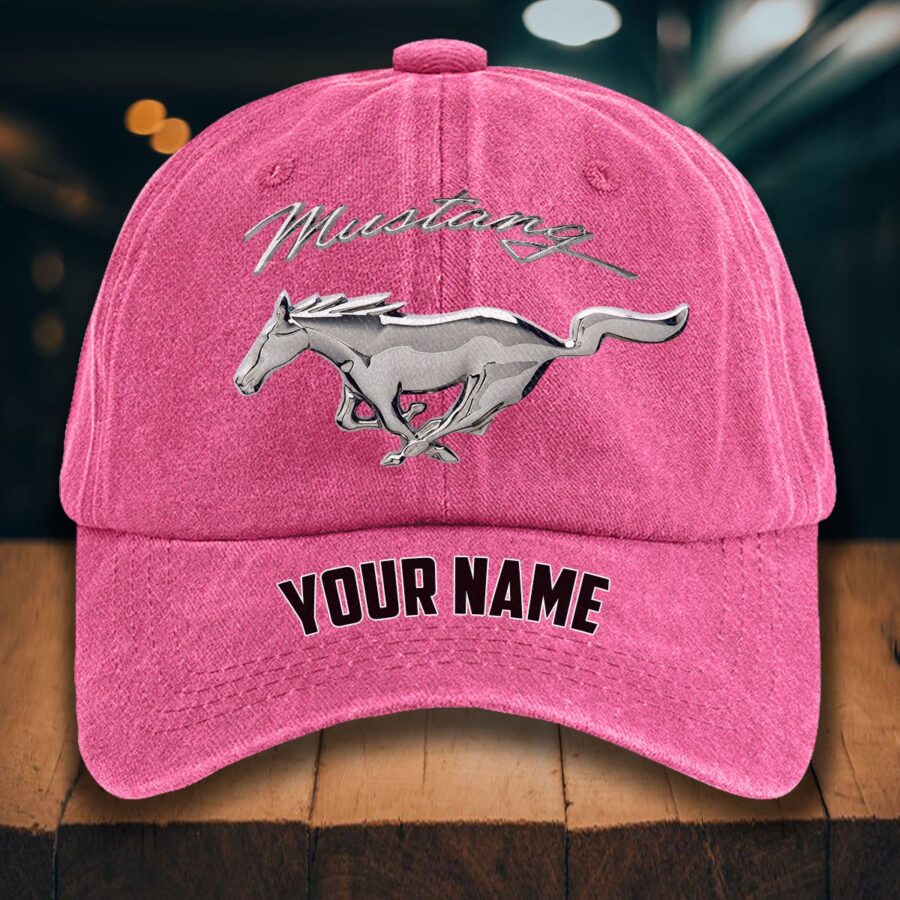 Ford Mustang Gewaschene Denim-Kappe – Bild 10