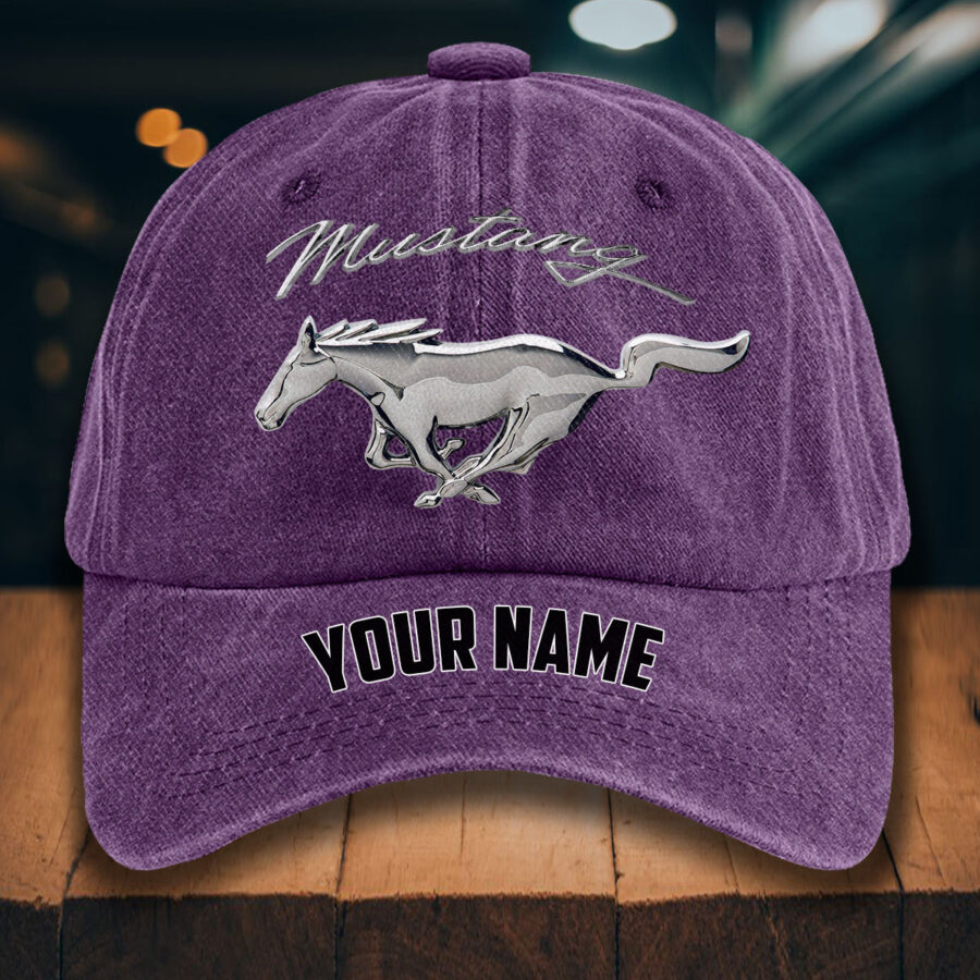 Ford Mustang Gewaschene Denim-Kappe – Bild 11