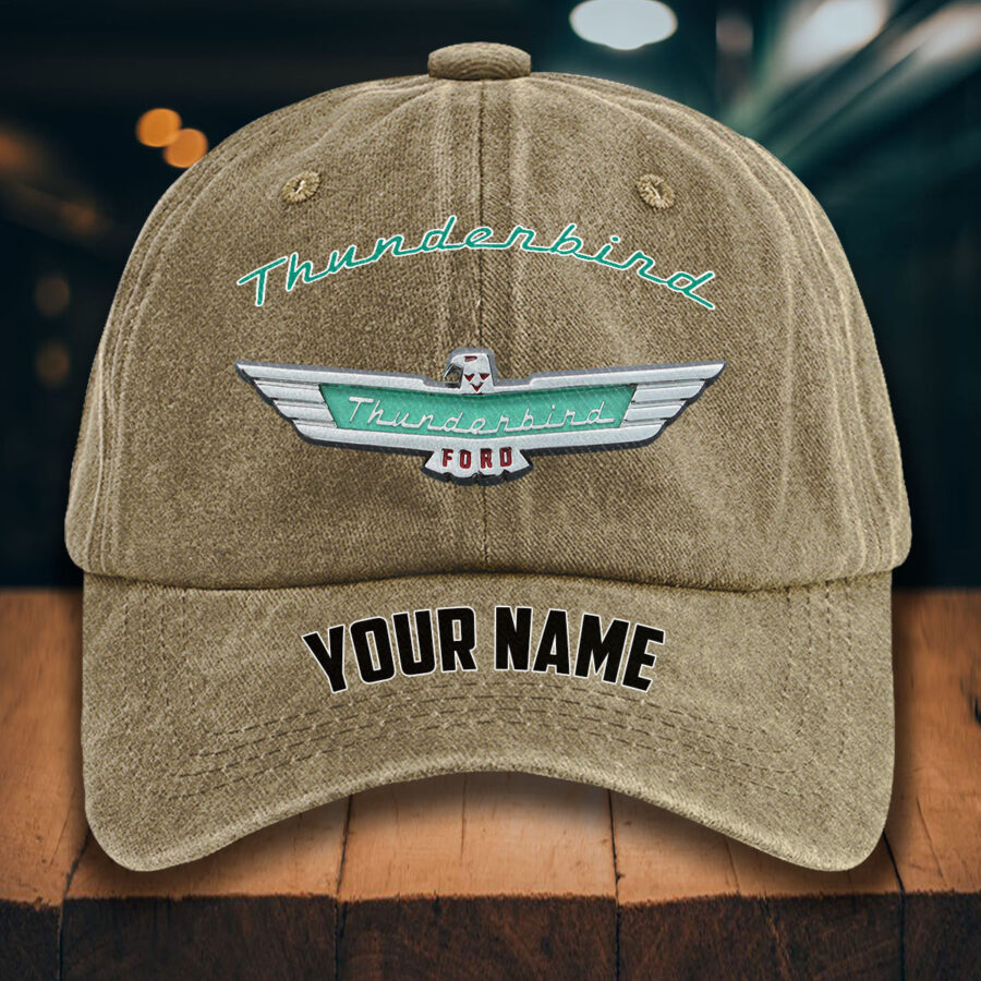 Thunderbird Gewaschene Denim-Kappe – Bild 5