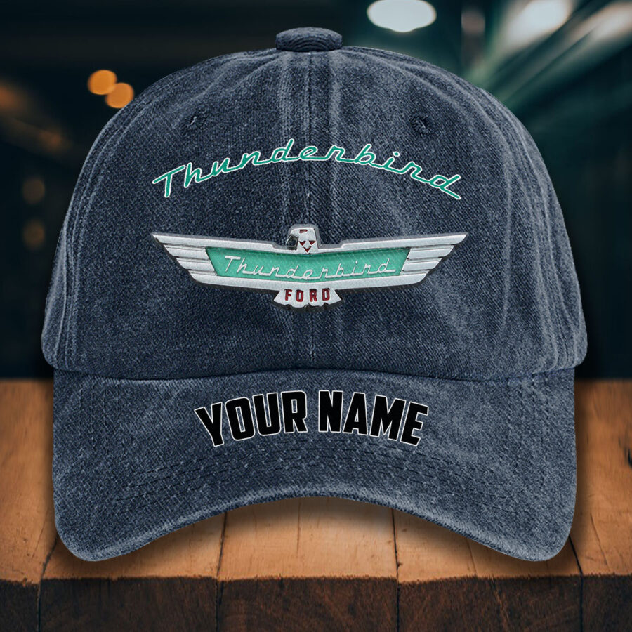 Thunderbird Gewaschene Denim-Kappe – Bild 7