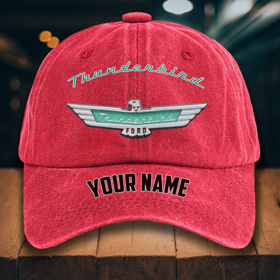 Thunderbird Gewaschene Denim-Kappe – Bild 12