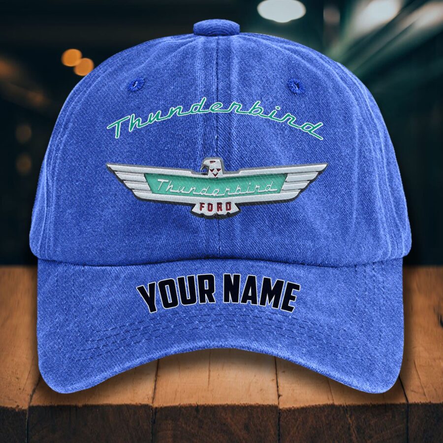 Thunderbird Gewaschene Denim-Kappe – Bild 13