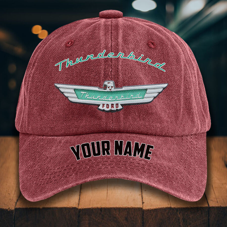 Thunderbird Gewaschene Denim-Kappe – Bild 14