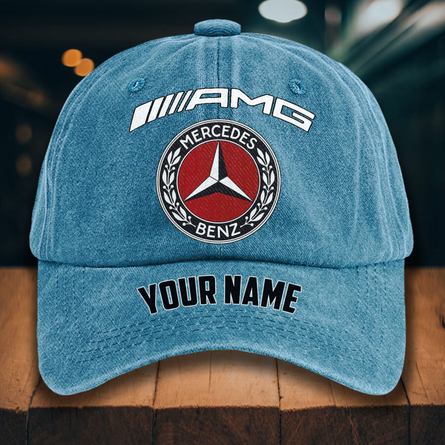 Mercedes-AMG Gewaschene Denim-Kappe – Bild 2