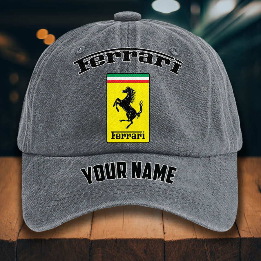 Ferrari Gewaschene Denim-Kappe – Bild 4