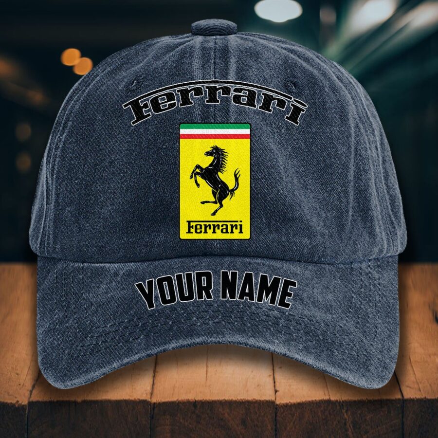 Ferrari Gewaschene Denim-Kappe – Bild 7
