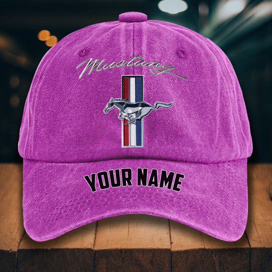 Ford Mustang Gewaschene Denim-Kappe – Bild 6