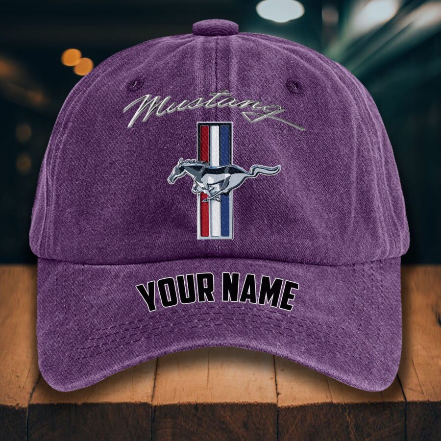 Ford Mustang Gewaschene Denim-Kappe – Bild 11