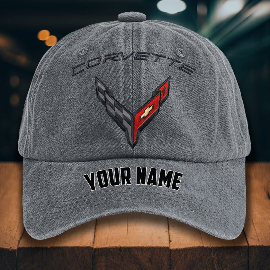 Chevrolet Corvette Gewaschene Denim-Kappe – Bild 4