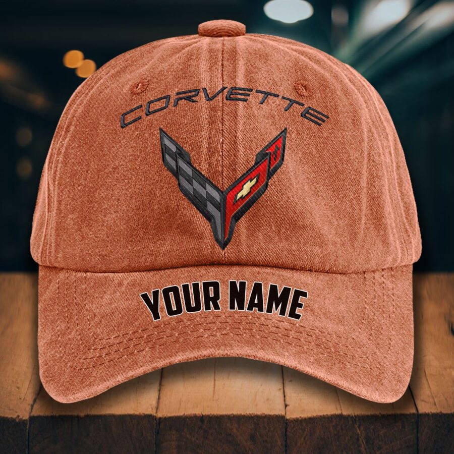 Chevrolet Corvette Gewaschene Denim-Kappe – Bild 8