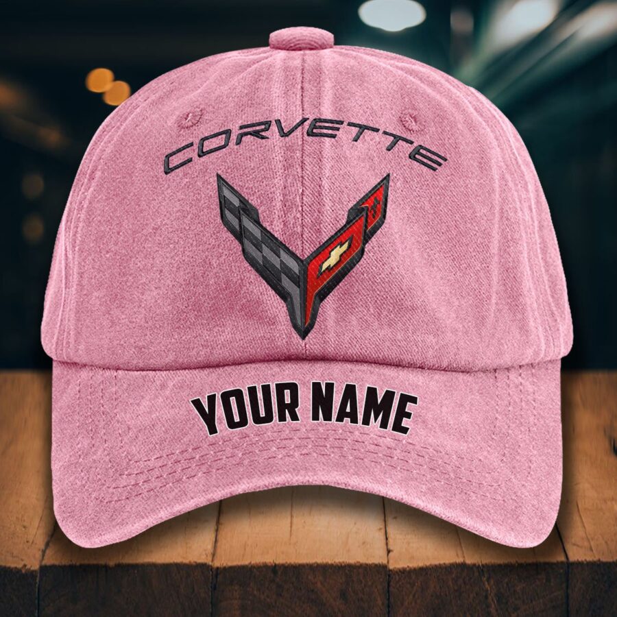 Chevrolet Corvette Gewaschene Denim-Kappe – Bild 9