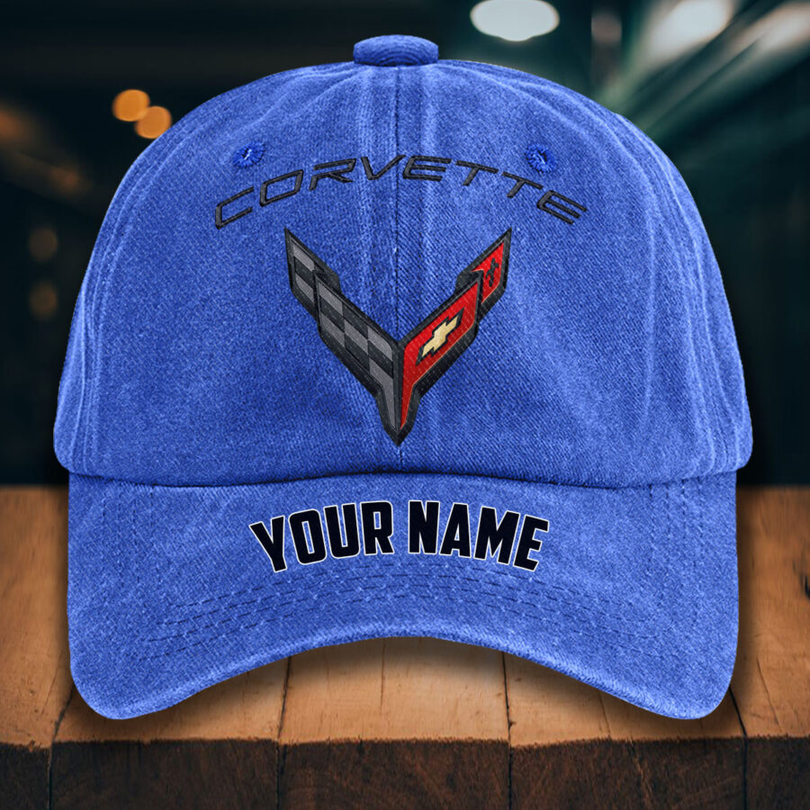 Chevrolet Corvette Gewaschene Denim-Kappe – Bild 13