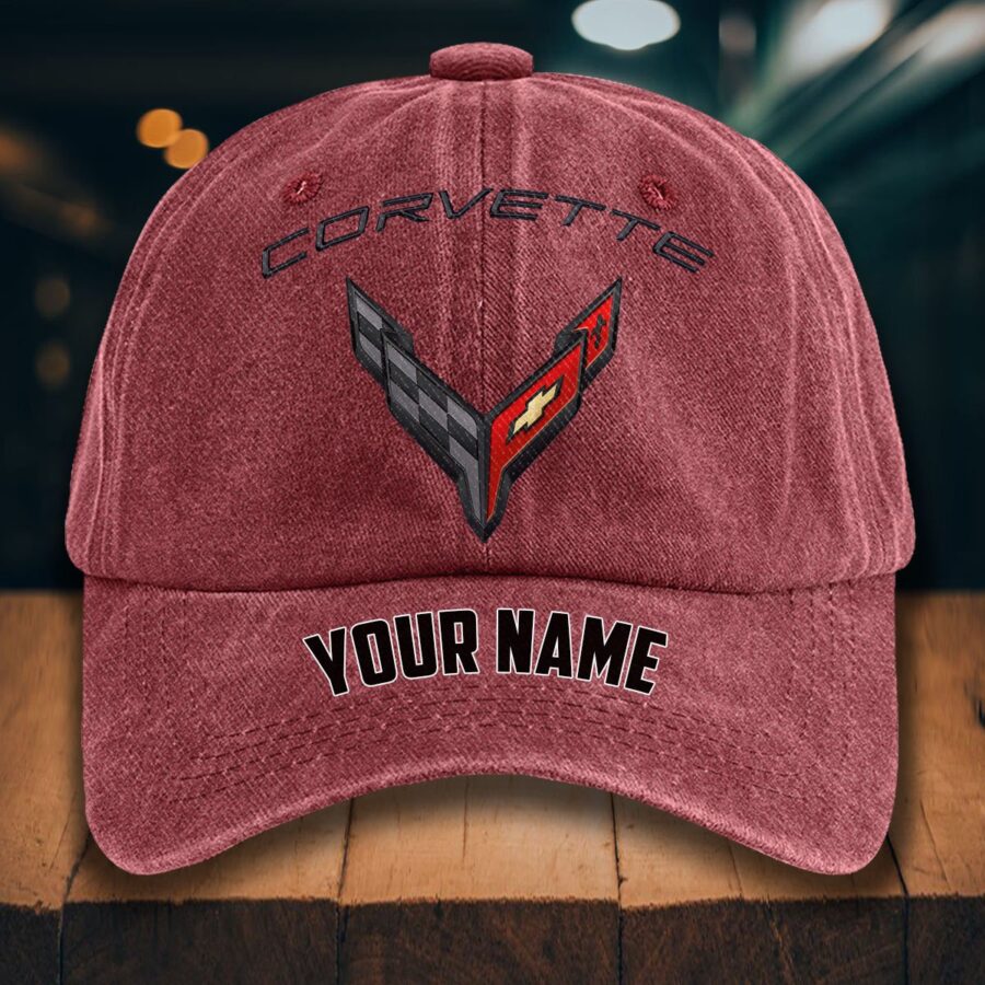 Chevrolet Corvette Gewaschene Denim-Kappe – Bild 14