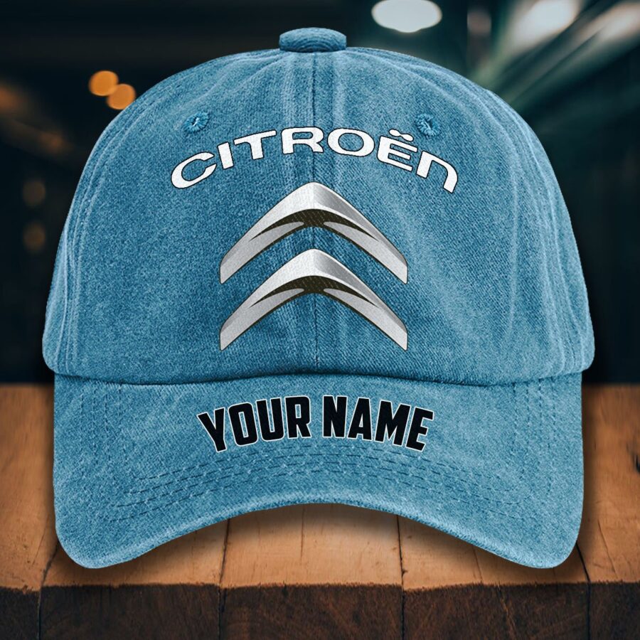 Citroen Gewaschene Denim-Kappe – Bild 2