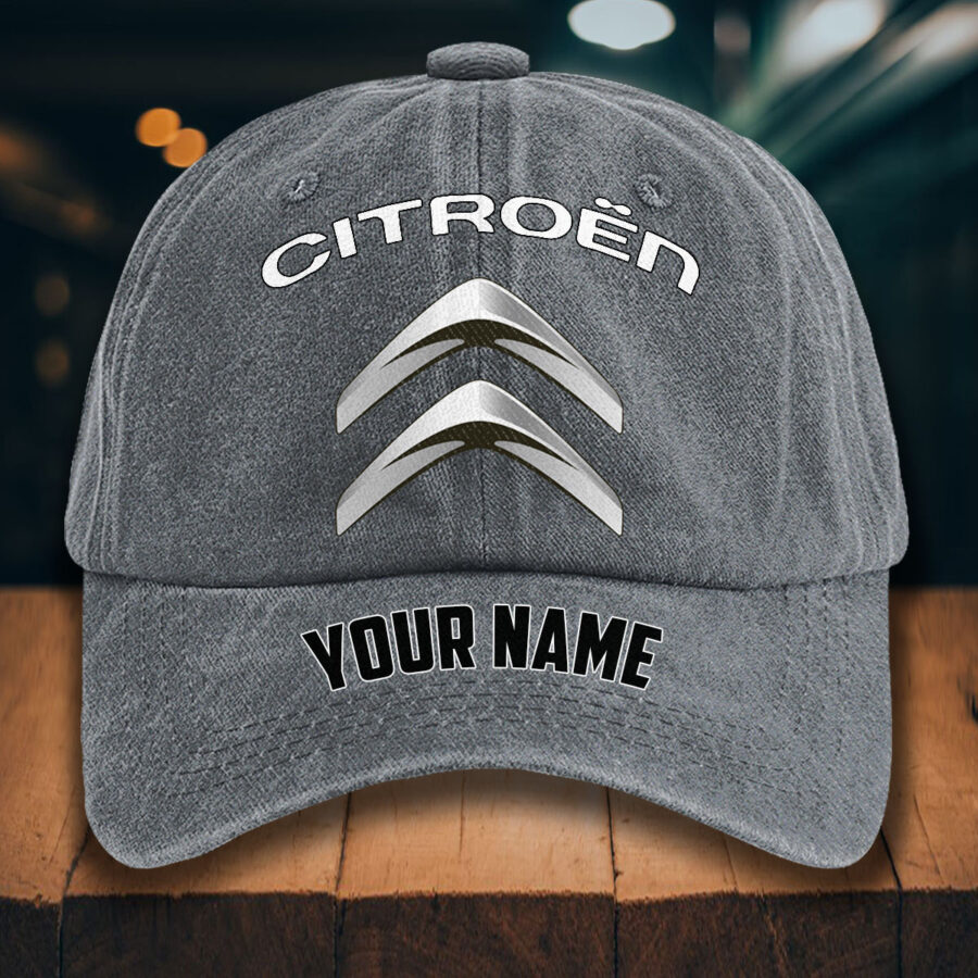 Citroen Gewaschene Denim-Kappe – Bild 4