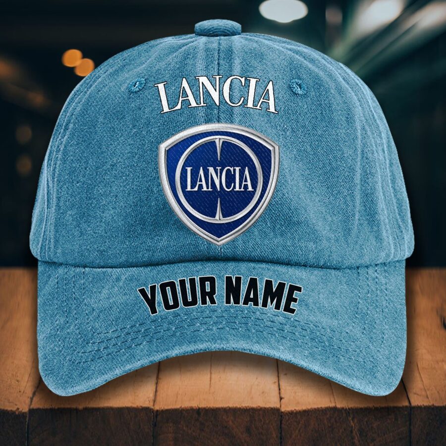 Lancia Gewaschene Denim-Kappe – Bild 2