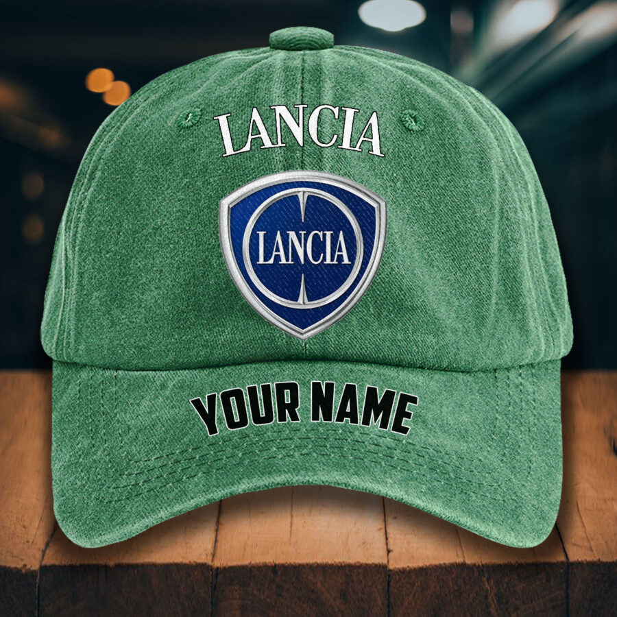 Lancia Gewaschene Denim-Kappe – Bild 3