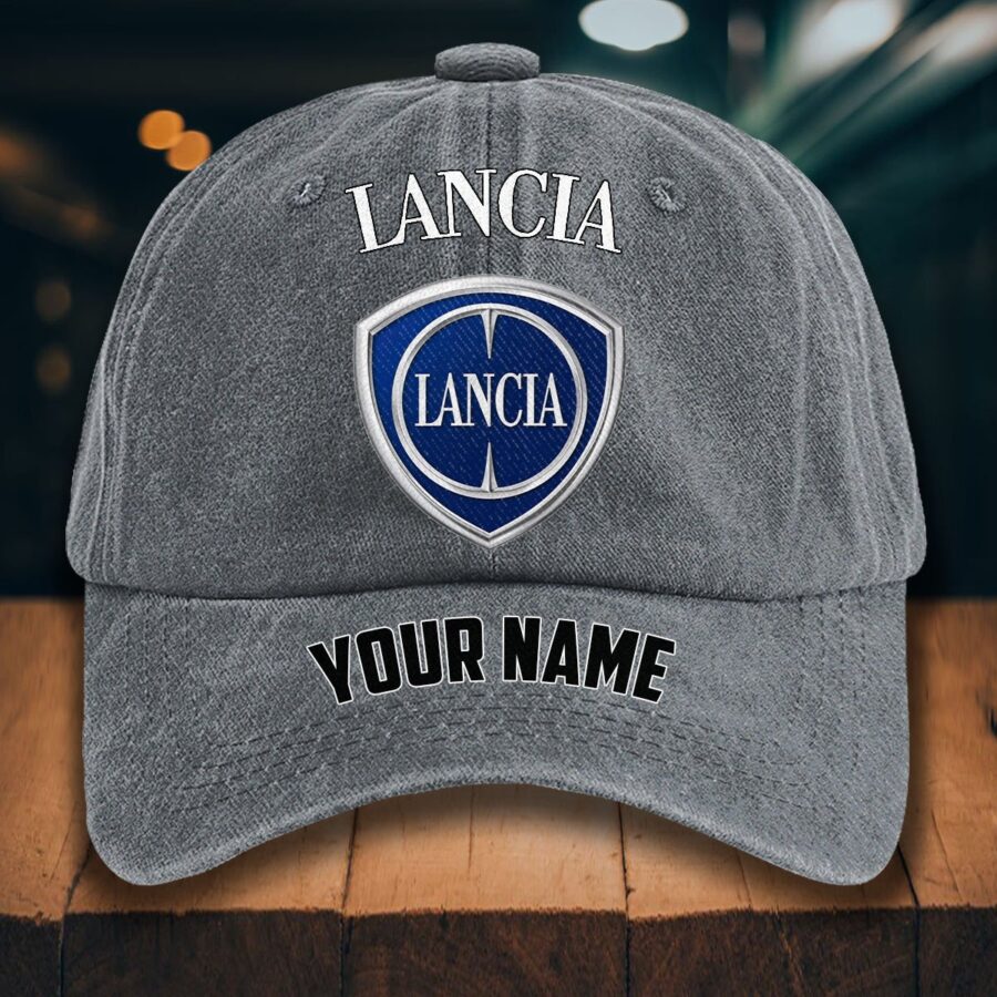 Lancia Gewaschene Denim-Kappe – Bild 4