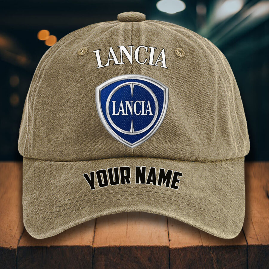 Lancia Gewaschene Denim-Kappe – Bild 5