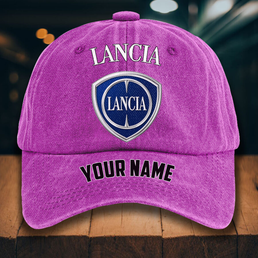 Lancia Gewaschene Denim-Kappe – Bild 6