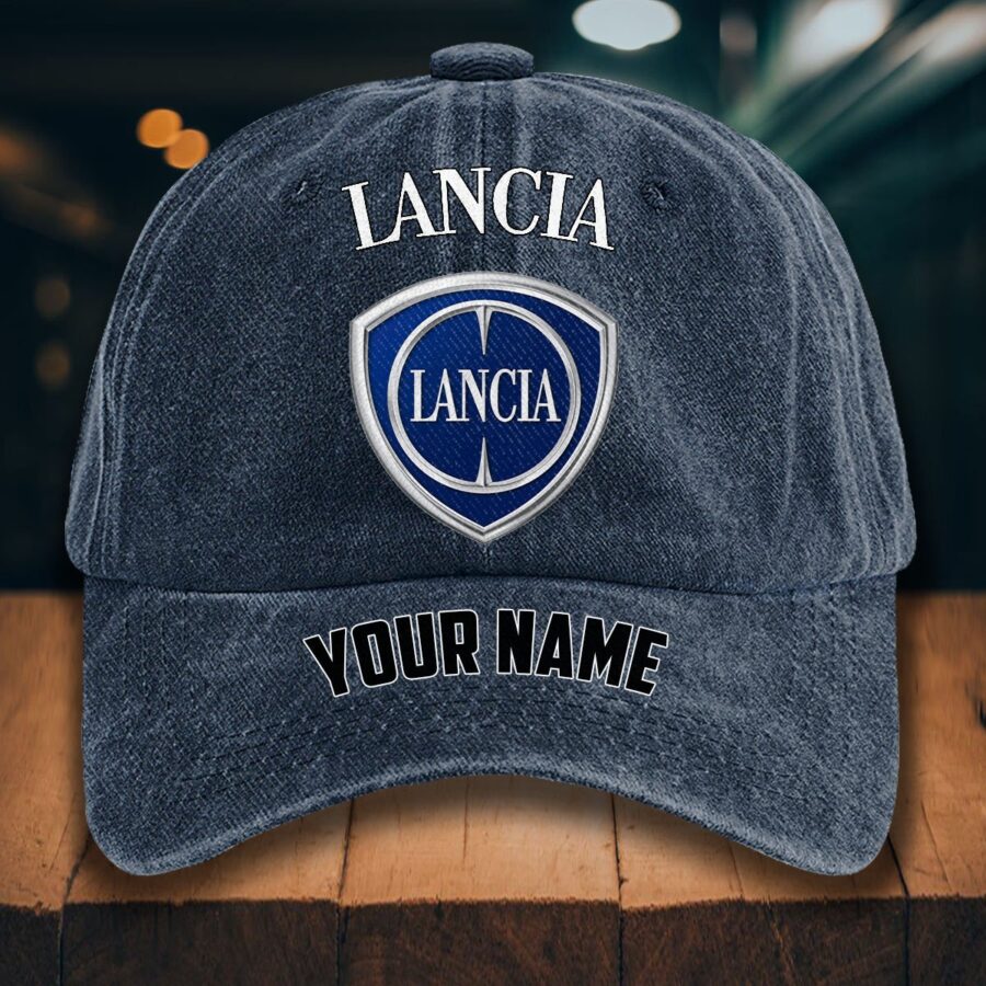 Lancia Gewaschene Denim-Kappe – Bild 7