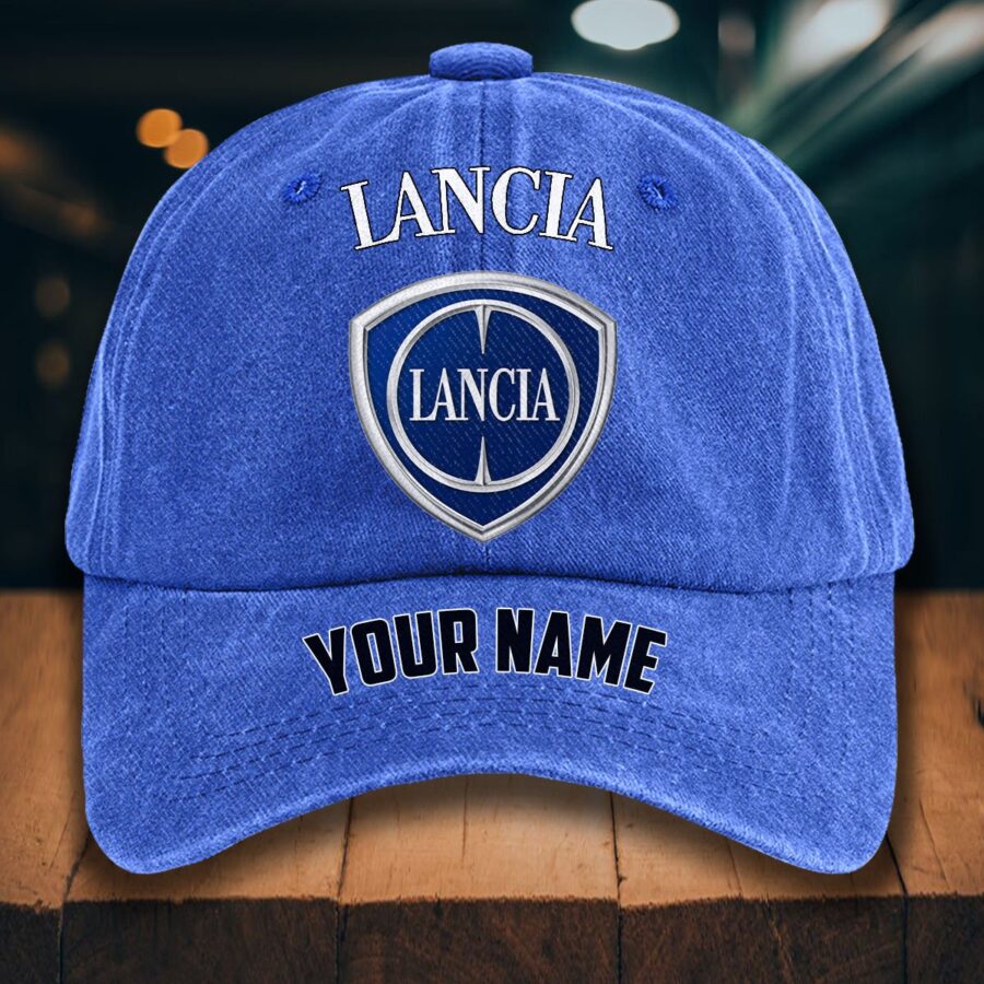 Lancia Gewaschene Denim-Kappe – Bild 13