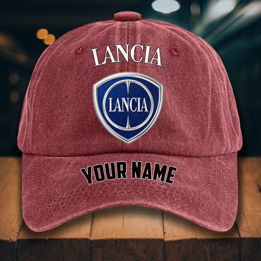 Lancia Gewaschene Denim-Kappe – Bild 14