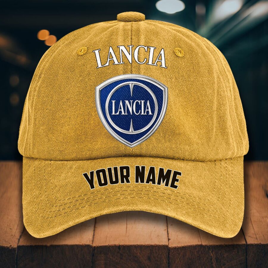 Lancia Gewaschene Denim-Kappe – Bild 15