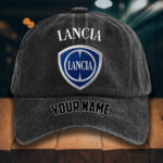 Lancia Gewaschene Denim-Kappe