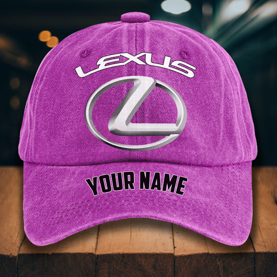 Lexus Gewaschene Denim-Kappe – Bild 6