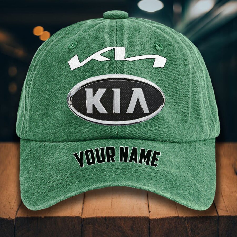 Kia Gewaschene Denim-Kappe – Bild 3