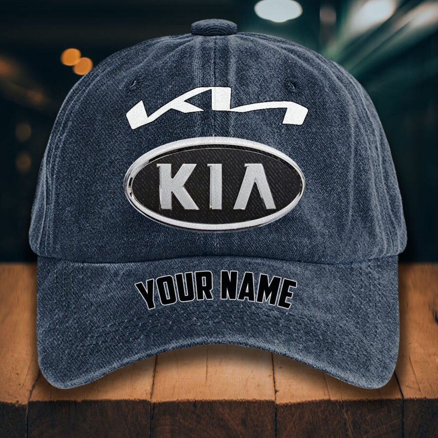 Kia Gewaschene Denim-Kappe – Bild 7