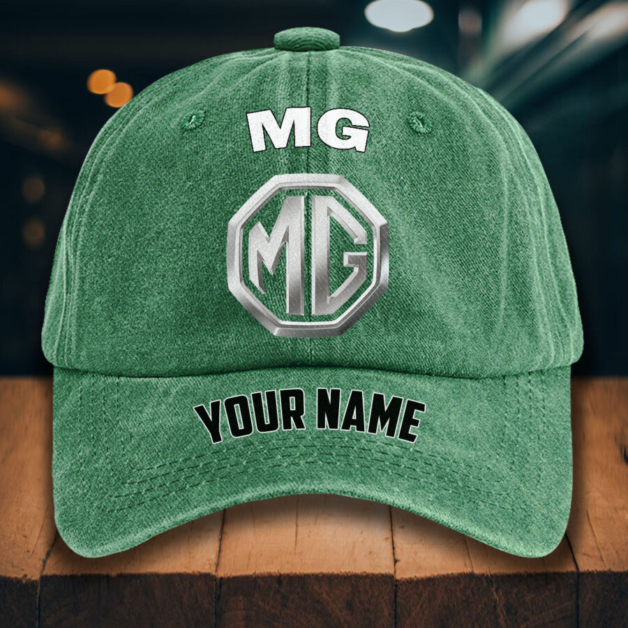 MG Car Gewaschene Denim-Kappe – Bild 3